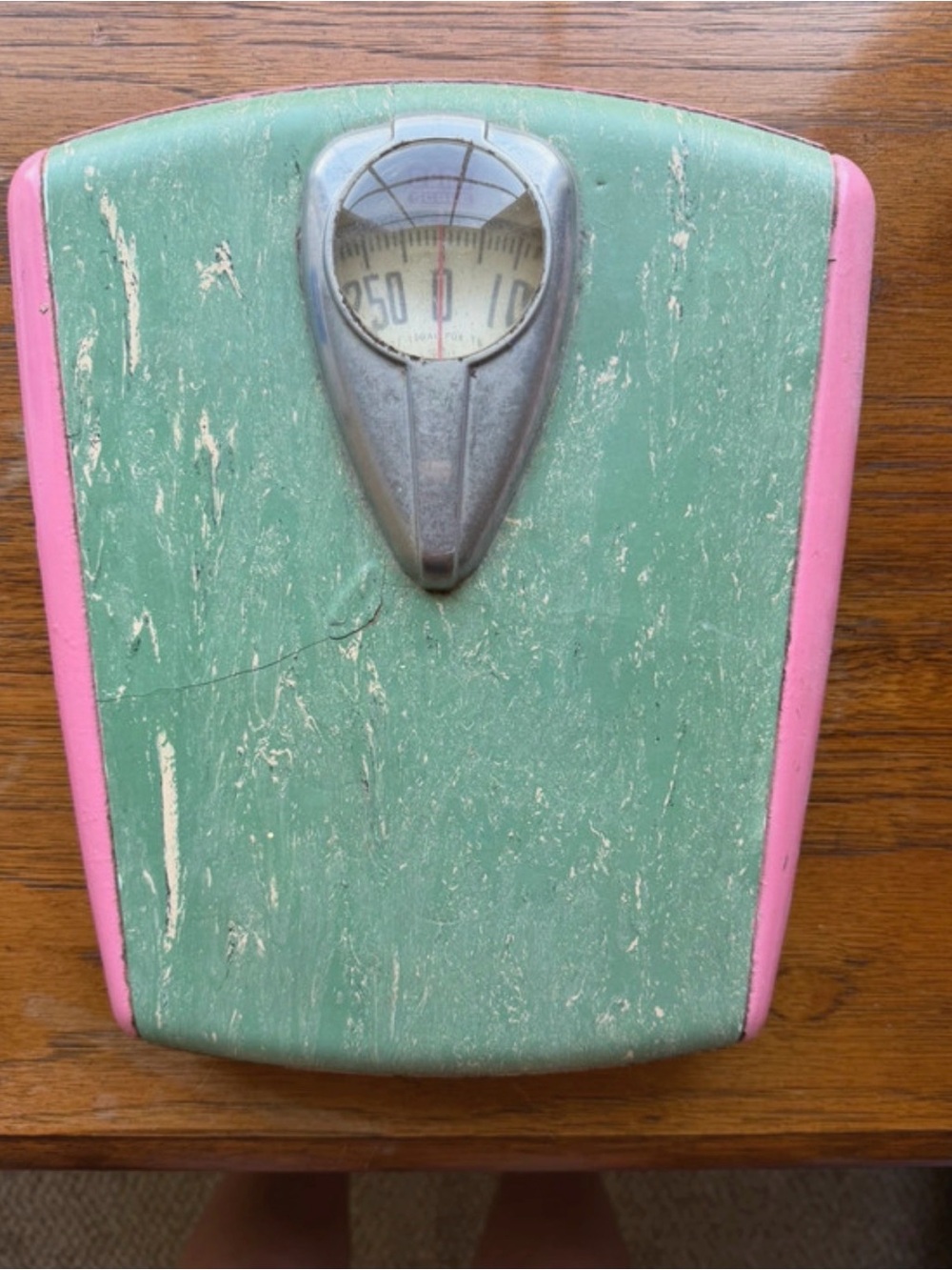 1950's Mid-Century Modern Borg-Erickson bathroom scale